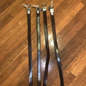 Boys small s reversible black brown belt formal church dress wear holiday pants